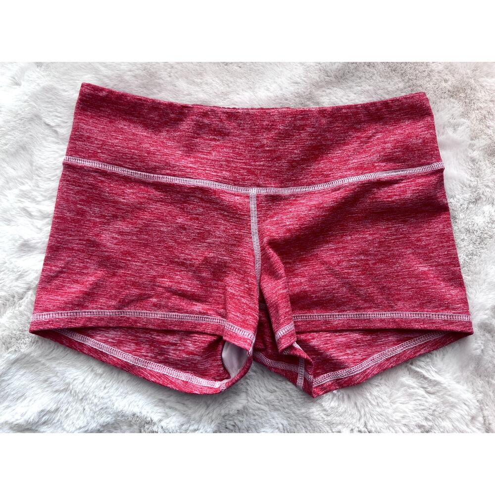 FLEO Red Heathered Originals Athletic Shorts - Women's Small